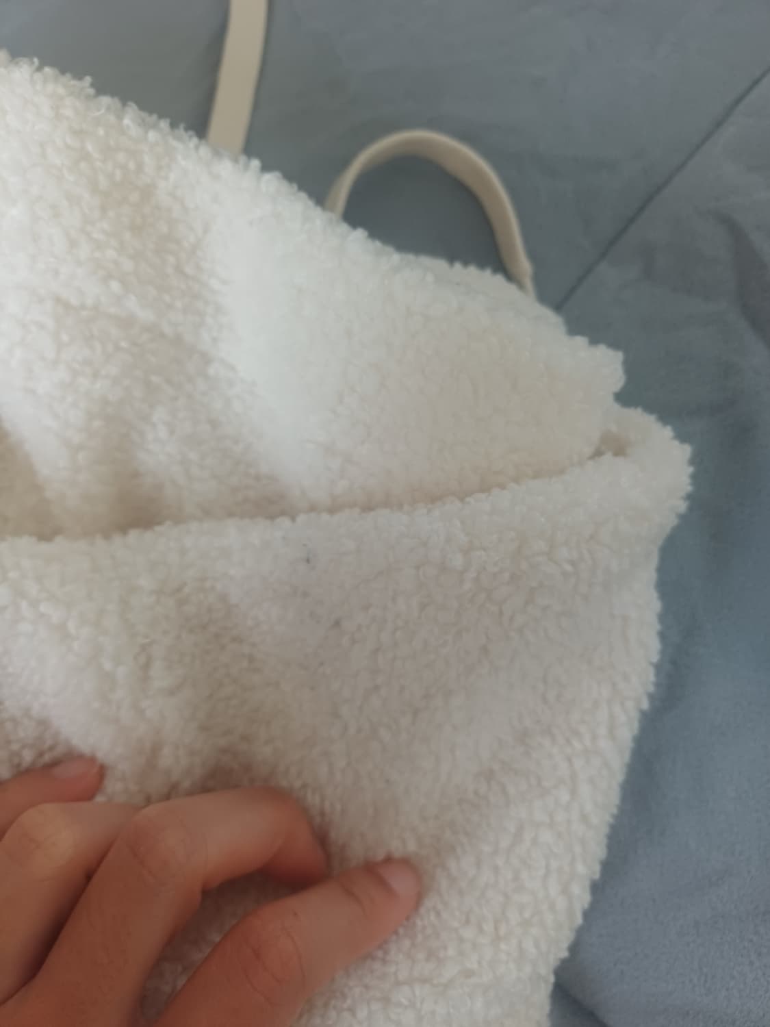 pom ponette 아이보리 후리스 후드집업 S~M 상품이미지8