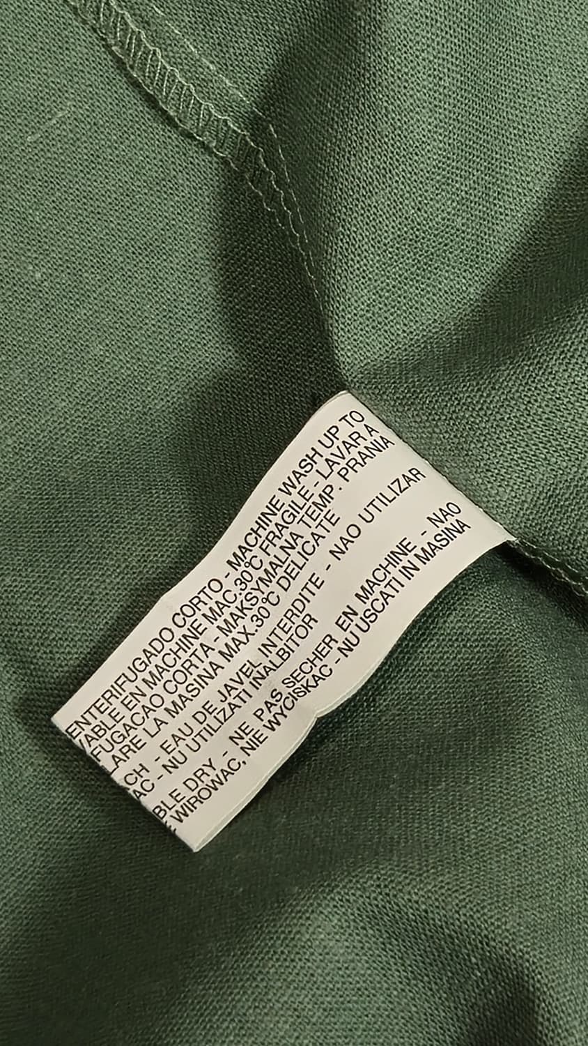 린넨 롱 원피스 S 그린 나시 뷔스티에 버튼다운 밴딩 상품이미지4