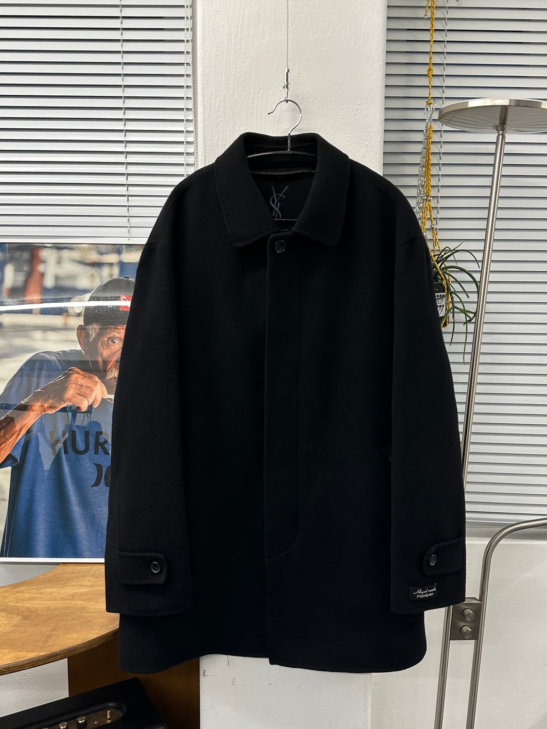 YSL 생로랑 울 자켓 코트 상품이미지3