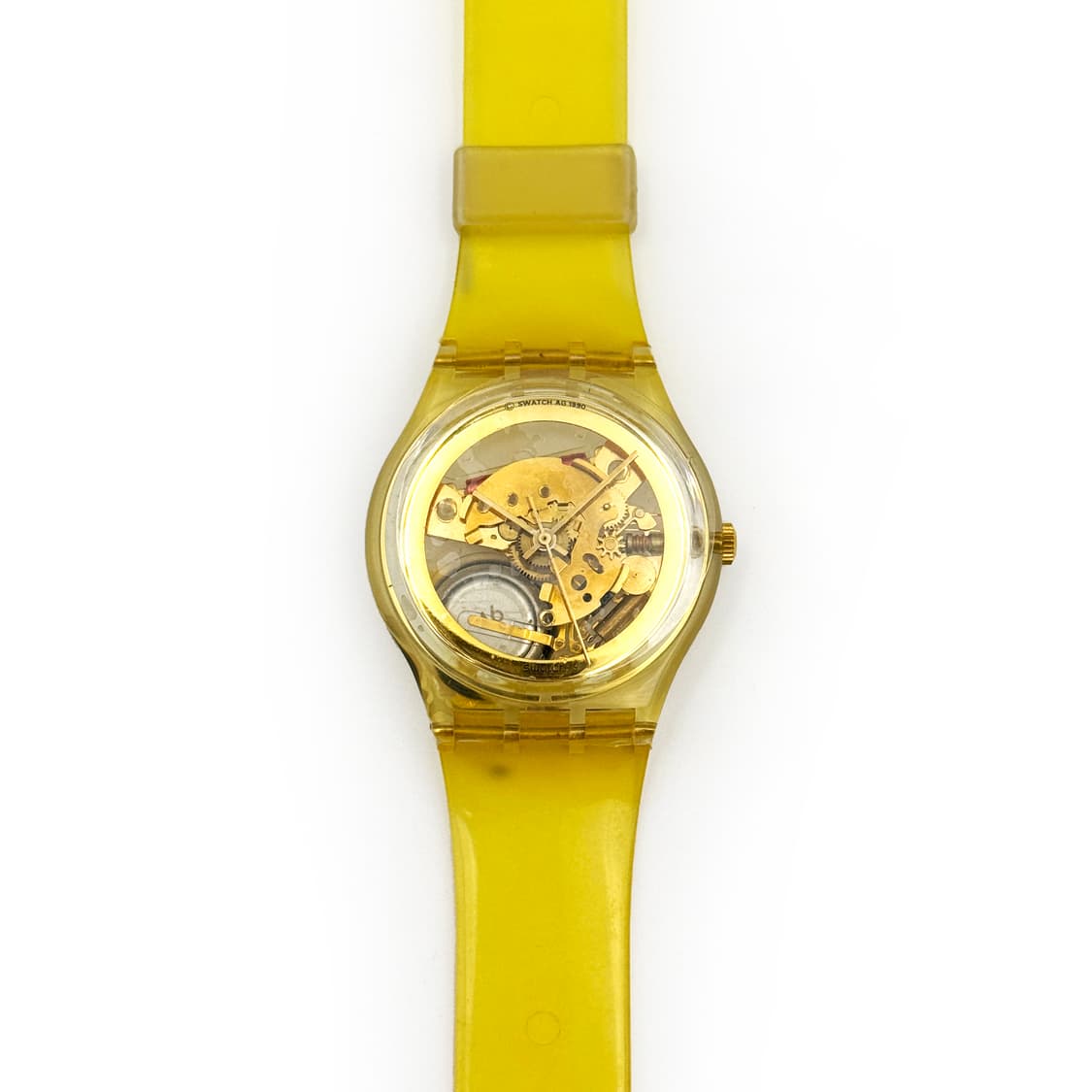 90년판) 빈티지 스와치 젠트 클리어 Golden jelly 상품이미지3