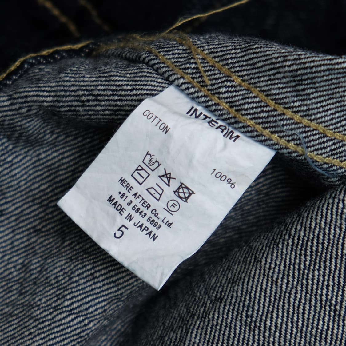 wash heavy kibata shuttle "1st" denim jk 상품이미지9