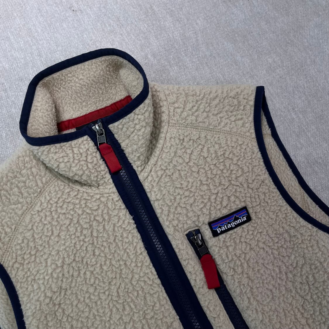 95 파타고니아 레트로 양털 플리스 조끼 집업 상품이미지2