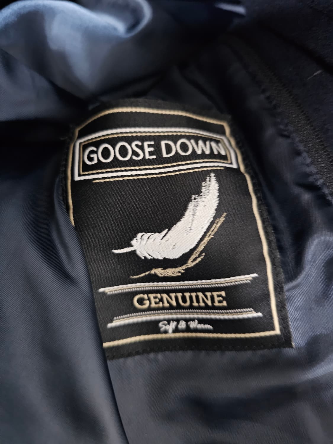 ZIO SONGZIO 블랙 구스다운 롱 코트패딩 105 상품이미지4