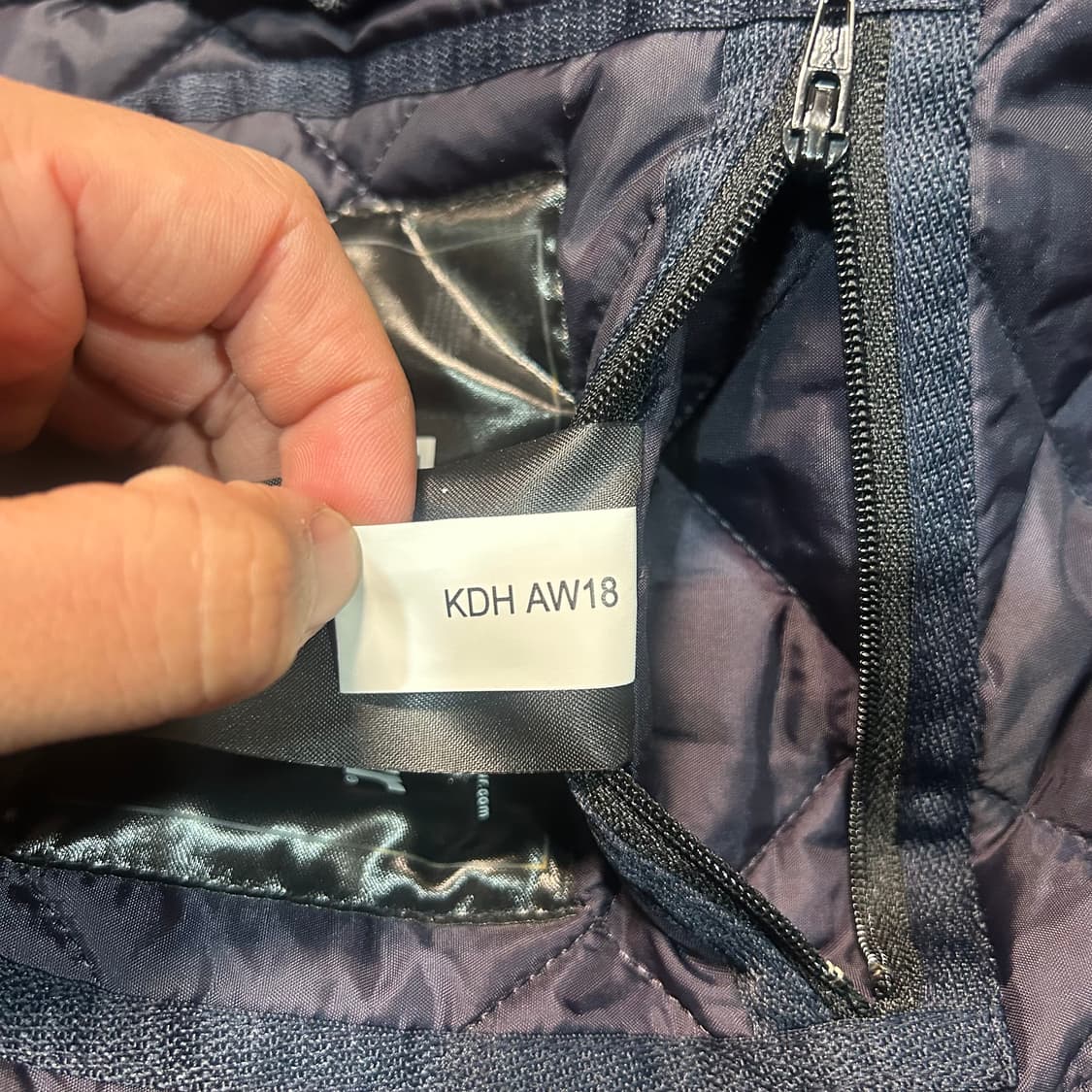 [XL] 바버 18FW 네이비 퀄팅자켓 상품이미지8