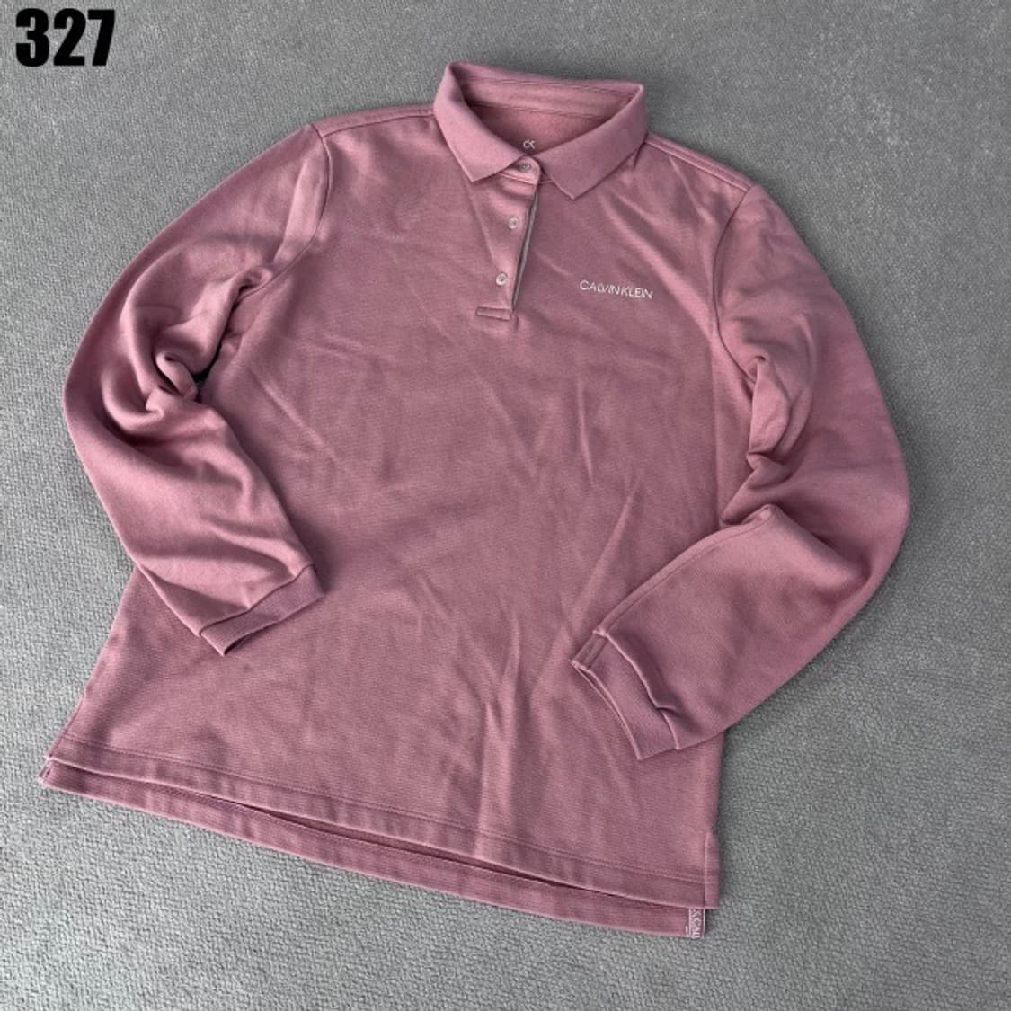 캘빈클라인 핑크 긴팔티  상품이미지1