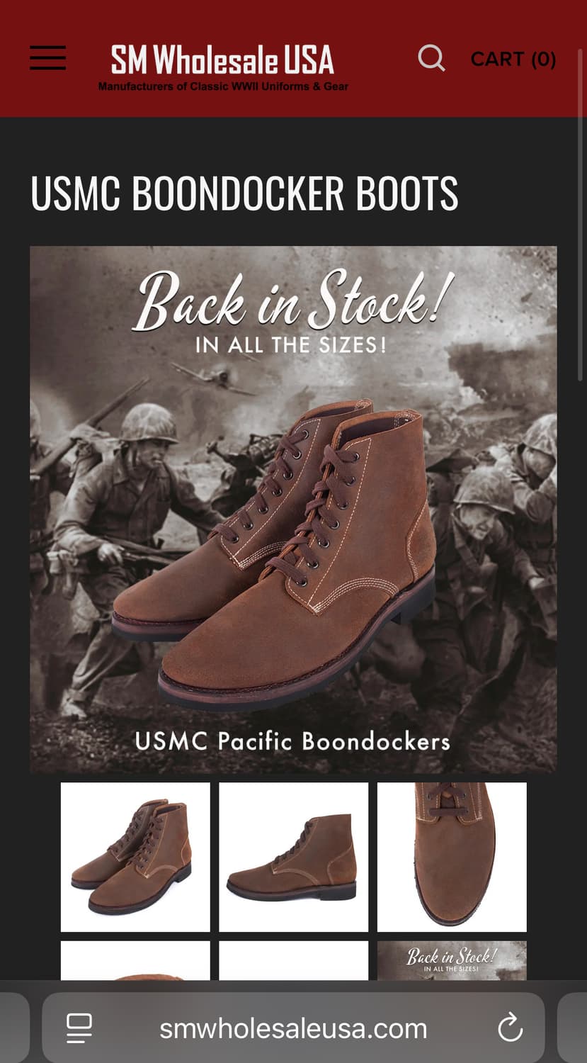 SMW Boondocker 부츠 us10 상품이미지6