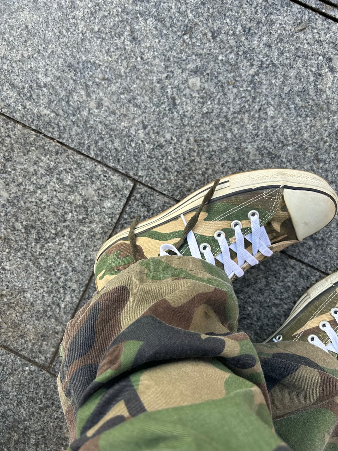 90‘s USA컨버스 83카모하이 270-275size 상품이미지8