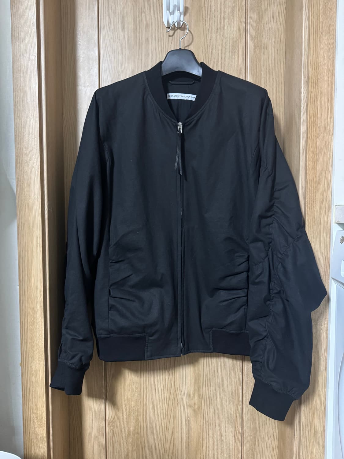 XL) 포스트아카이브팩션 8.0+ 셔링 봄버 블랙 파프 paf 상품이미지1