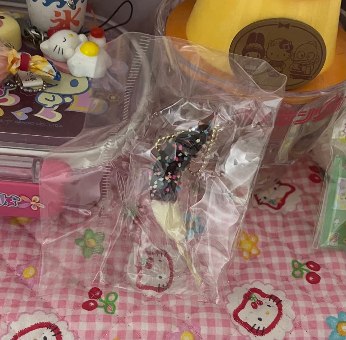 초코 바나나 일본 마츠리 일본축제 한정판 가챠 마스코트 피규어 키링 상품이미지2