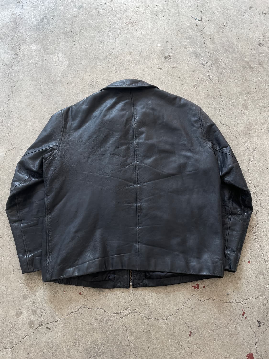 90-00s Old Gap Black Leather Full zip 상품이미지9