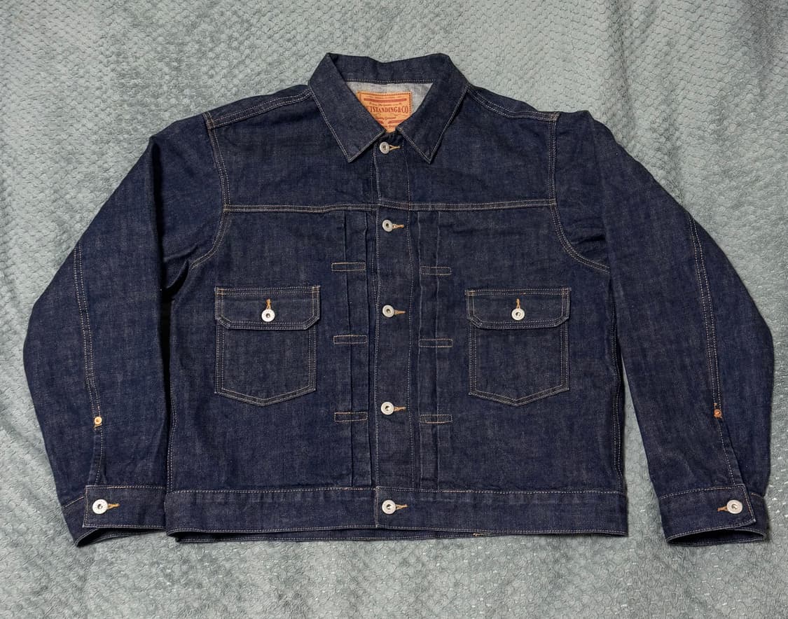 (M)아웃스탠딩 셀비지 데님 셋업 2세대 자켓 & 30s 바지 상품이미지2