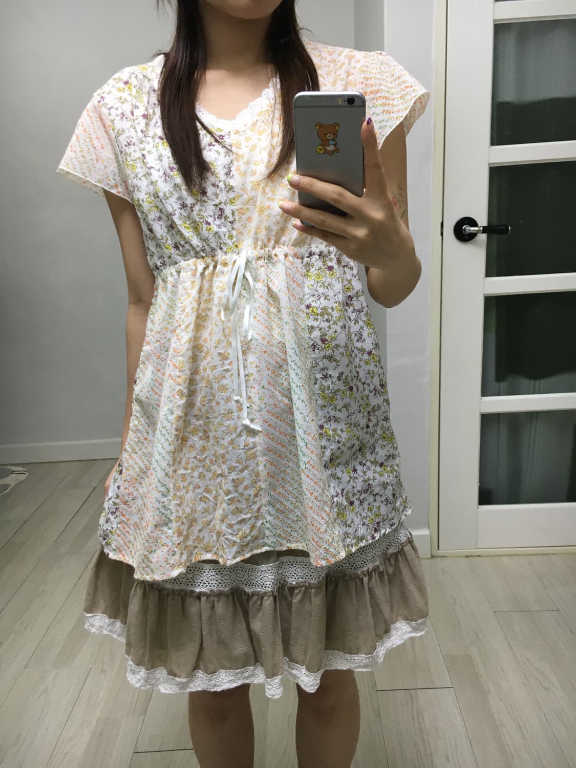 잔꽃 패치워크 블라우스 상품이미지2