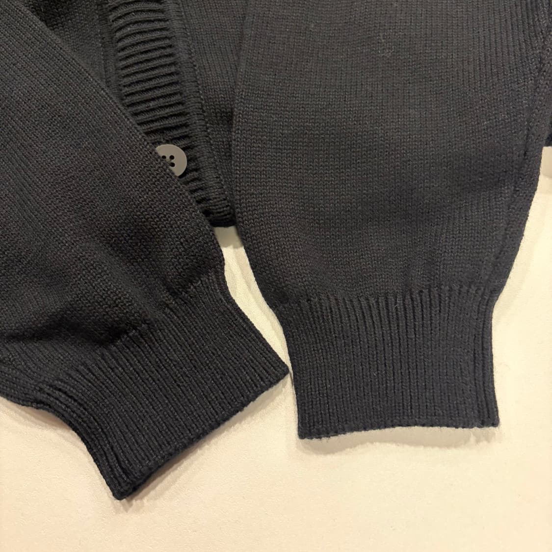 [XL] 테슬라 블랙 면 혼방 가디건 B947 상품이미지9