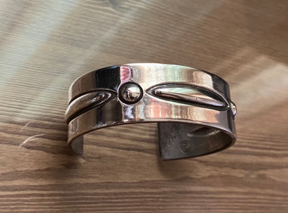 판타스틱맨 인디언 주얼리 나바호 925 실버 은 팔찌 뱅글 판매 상품이미지3