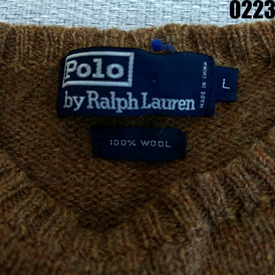 폴로 랄프로렌 울 니트 스웨터 L 0223 상품이미지4