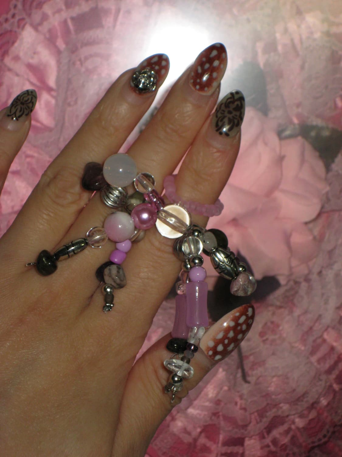 핑크 리본 스텔라 링반지 상품이미지6