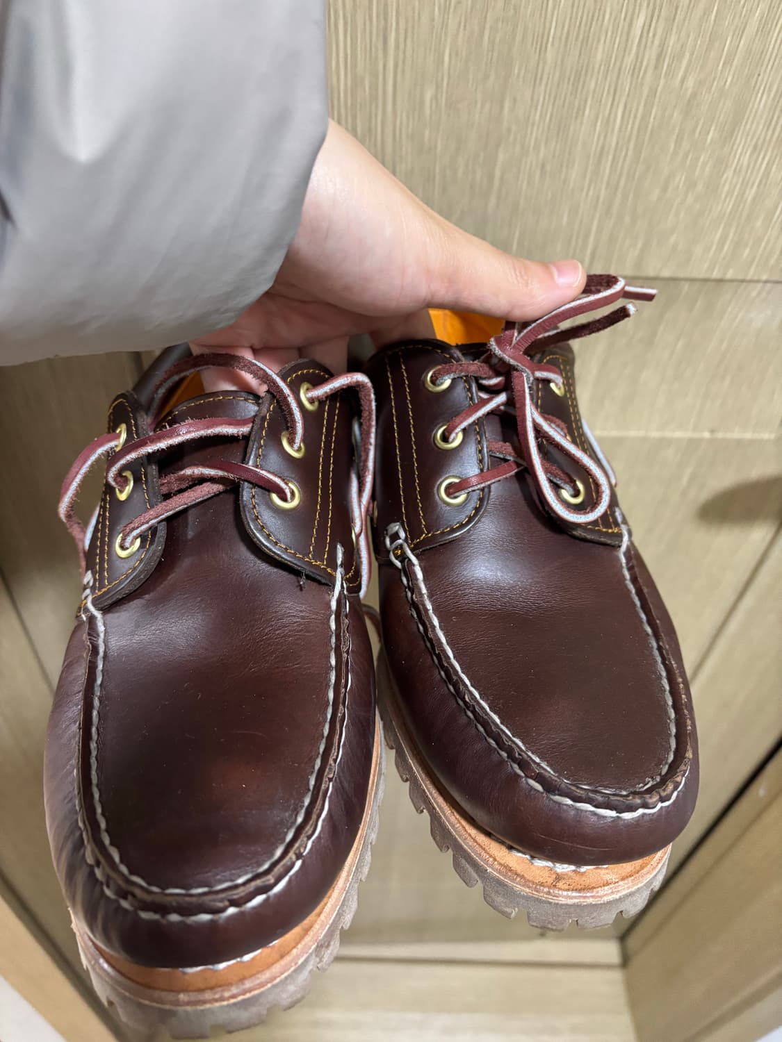 팀버랜드 3아이 보트슈즈 브라운 상품이미지2