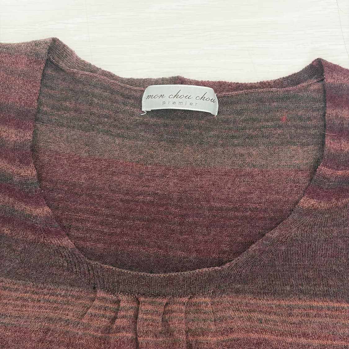 일본 빈티지 에스닉 롱 니트 상품이미지2