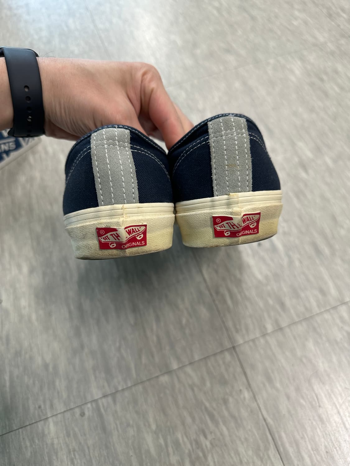 반스 볼트 네이비 어센틱 9.5 상품이미지4