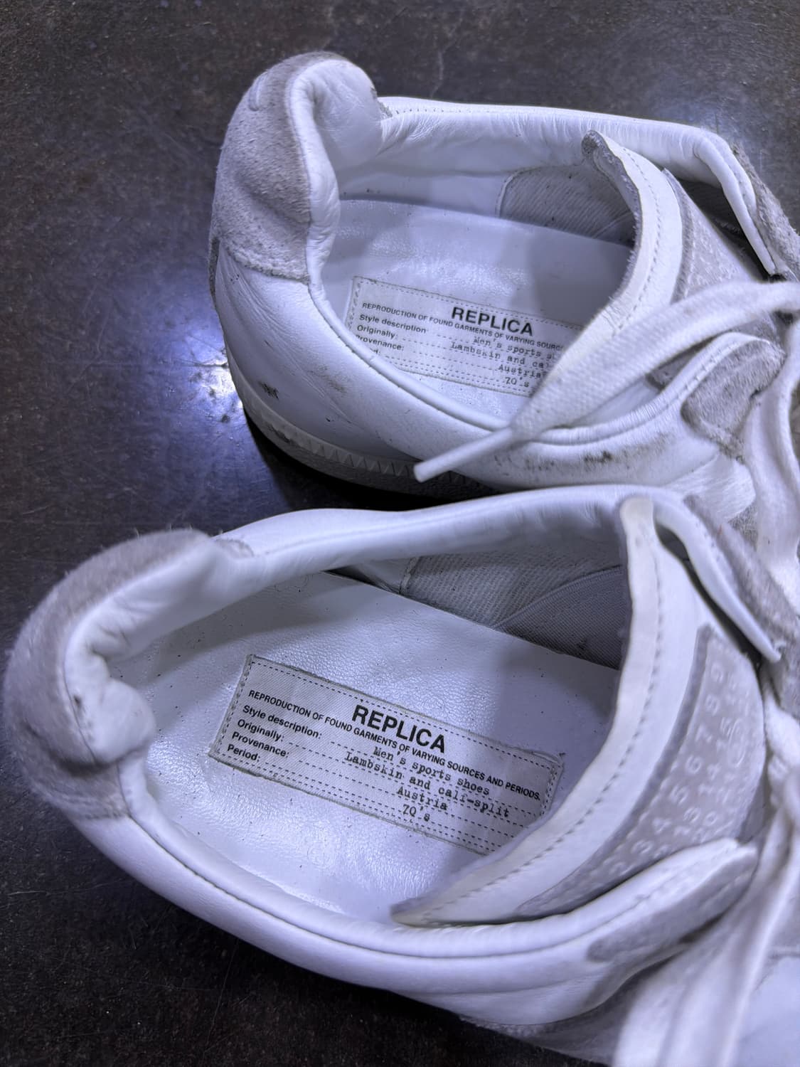 메종 마르지엘라 독일군 스니커즈 화이트 41.5 상품이미지9