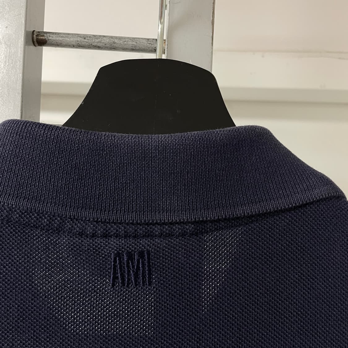 AMI 아미 PK 반팔 카라티 네이비 XL 상품이미지7