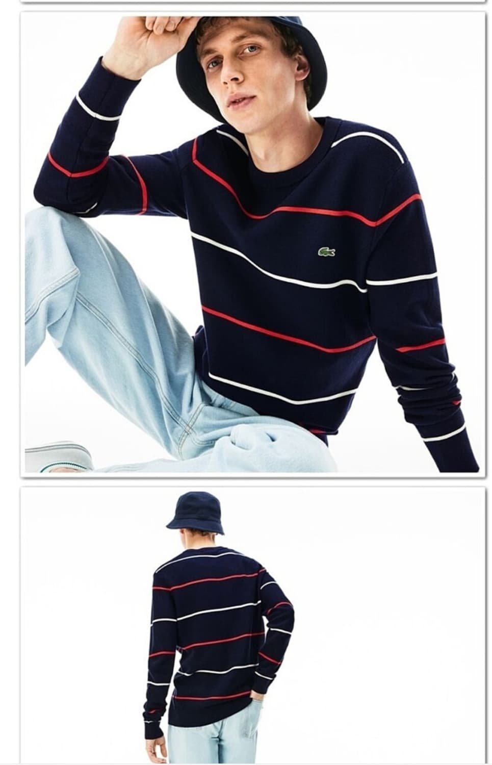 라코스테 핀스트라이프 코튼니트 상품이미지9