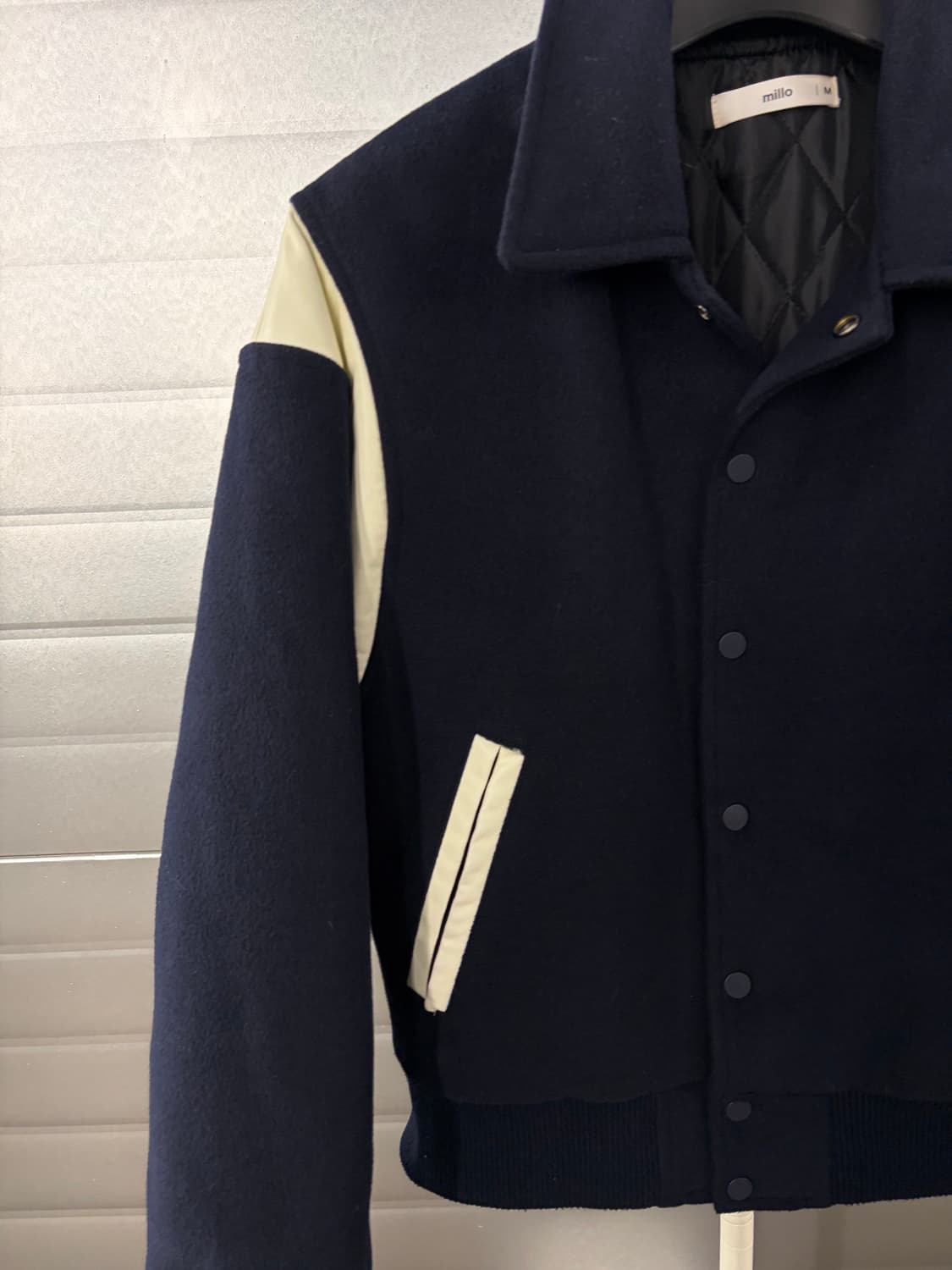 Millo varsity jacket M navy 상품이미지3