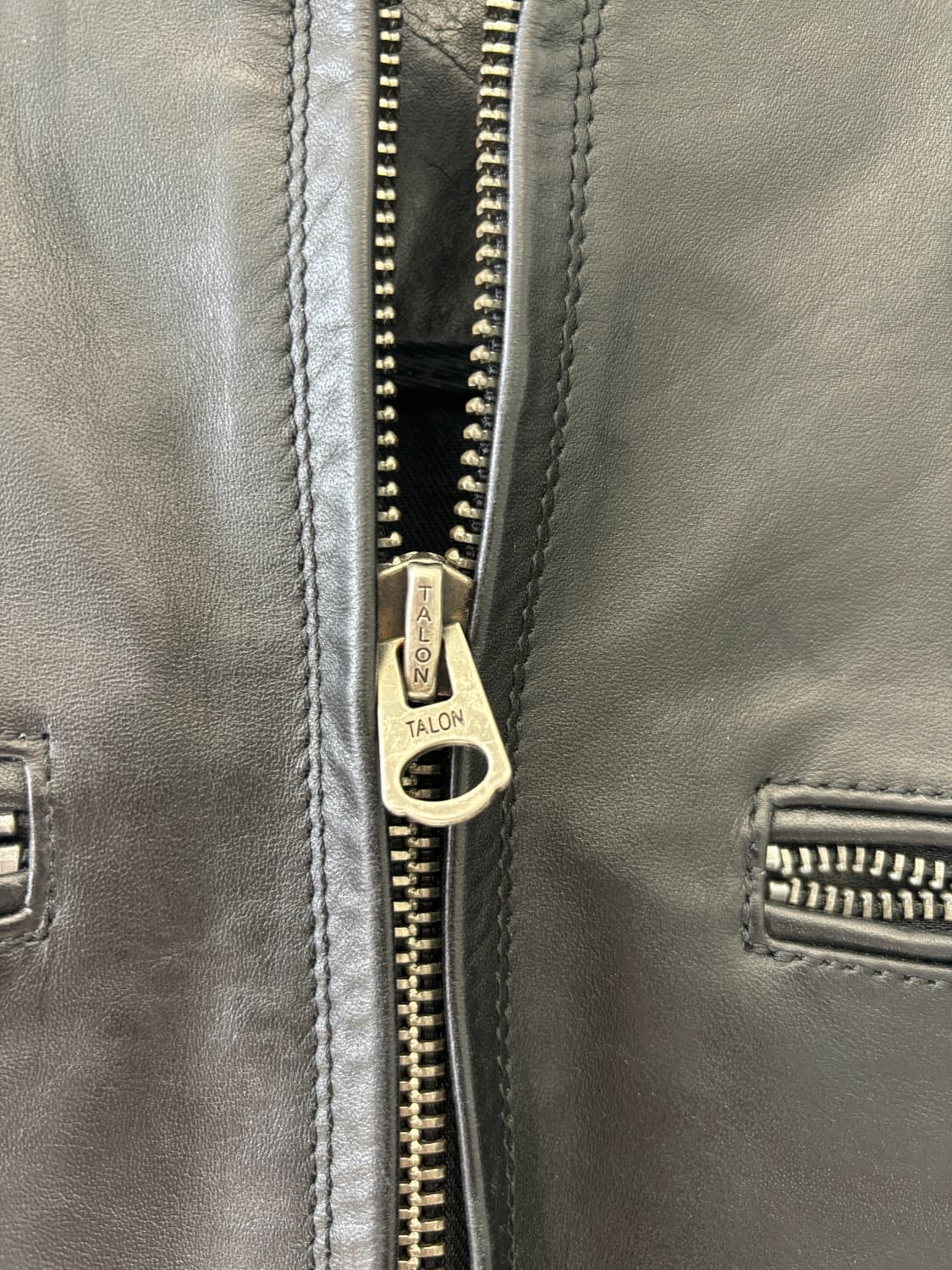 클래식 싱글 라이더 레더 자켓 상품이미지10