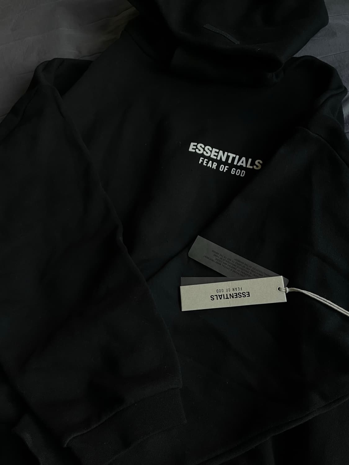 피어오브갓 에센셜 후드티 블랙 상품이미지1