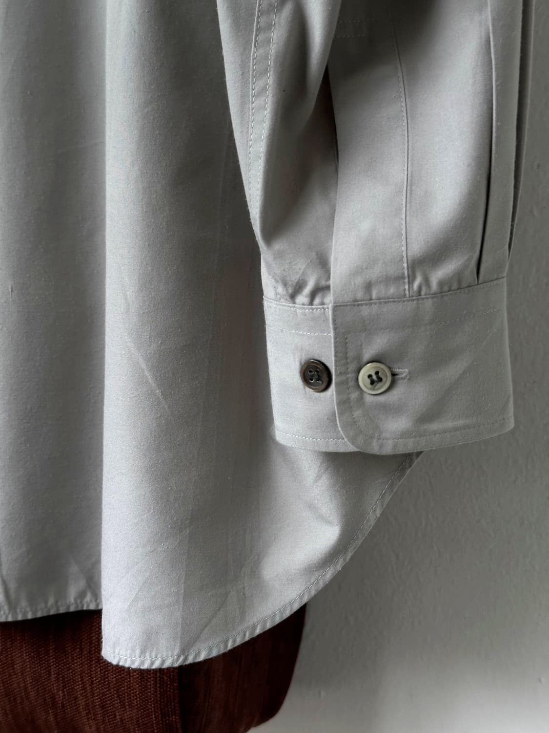 High gauge rayon poly L/S shirt 상품이미지4