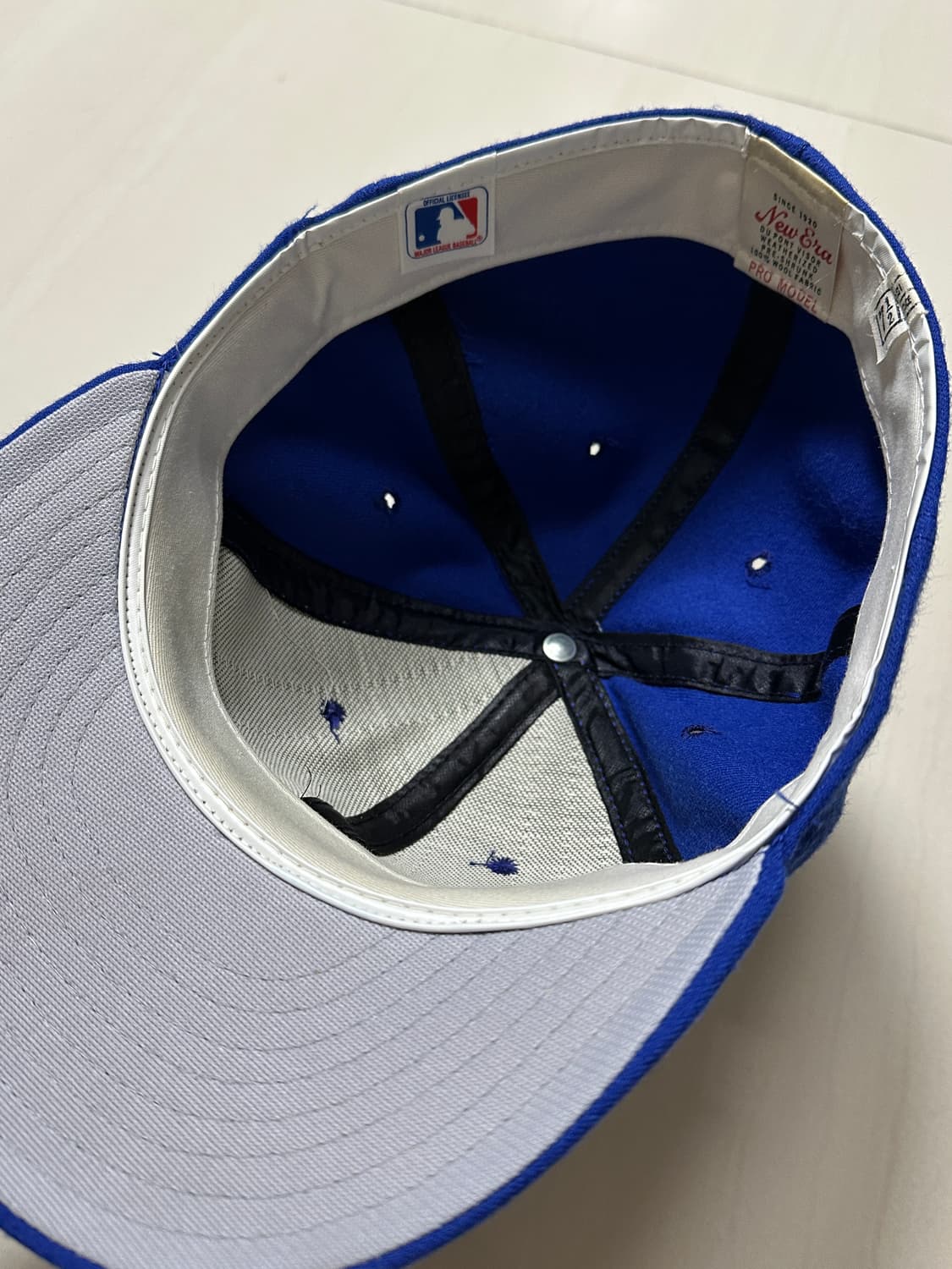 70's New Era wool cap 7 1/2 데드스탁 상품이미지2