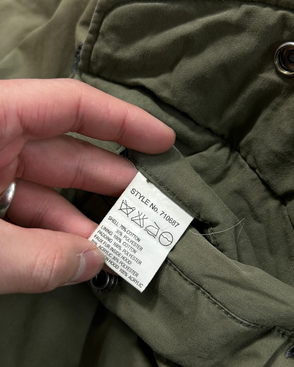 XTONZ 엑스톤즈 테스트 파일럿 헤비 파카 야상  상품이미지10