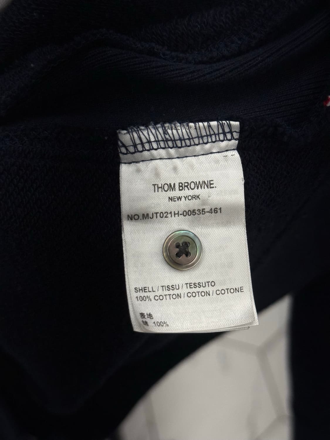 [2] 톰브라운 사선완장 맨투맨 상품이미지7