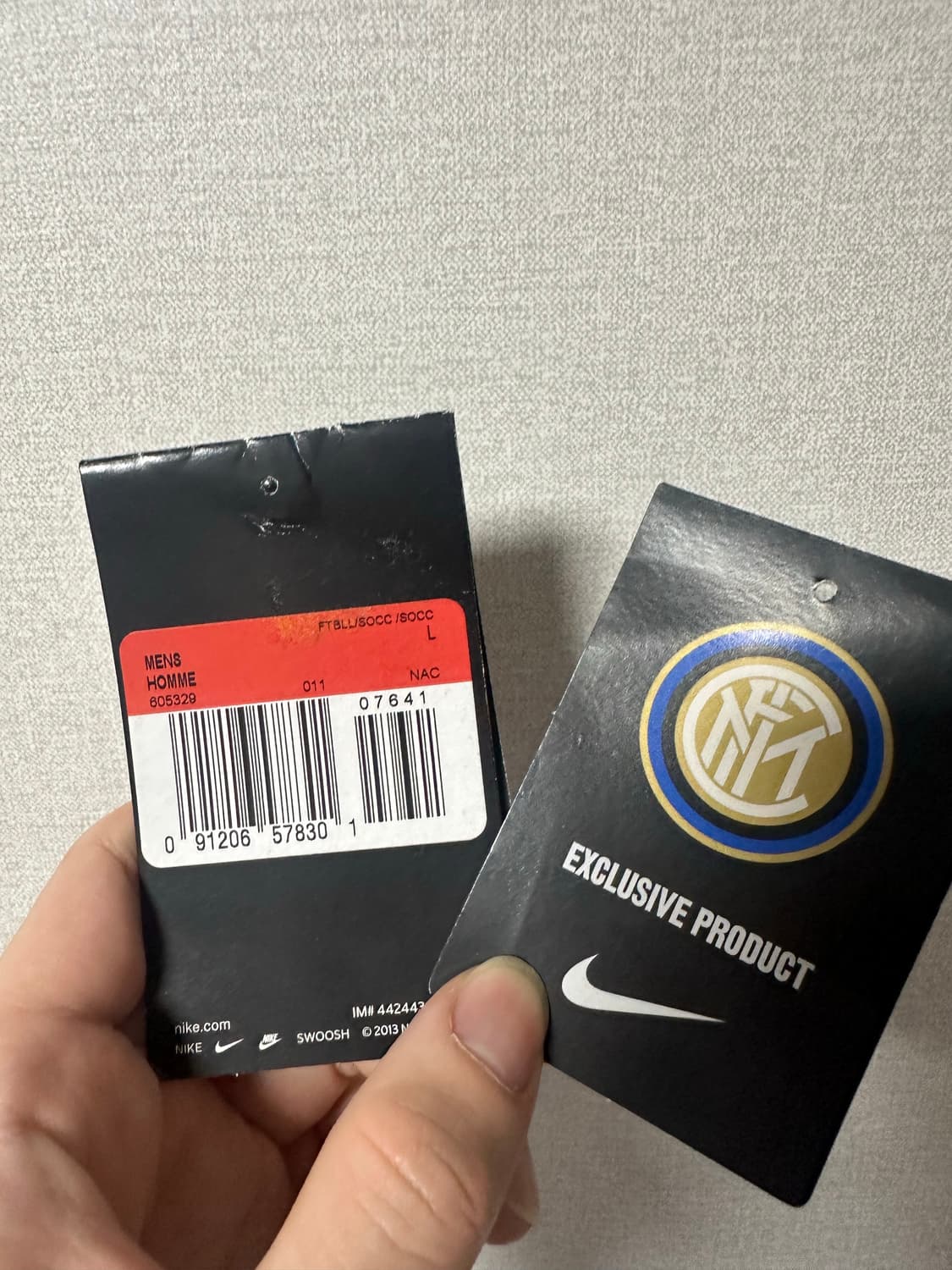 [L] 14-15 인터밀란 홈 유니폼 어센틱 노마킹 상품이미지7