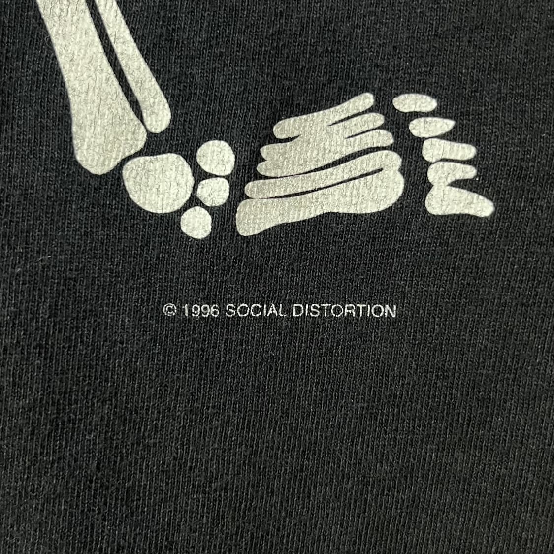 90s 빈티지 밴드티 반팔 티셔츠 / social distortion 상품이미지4