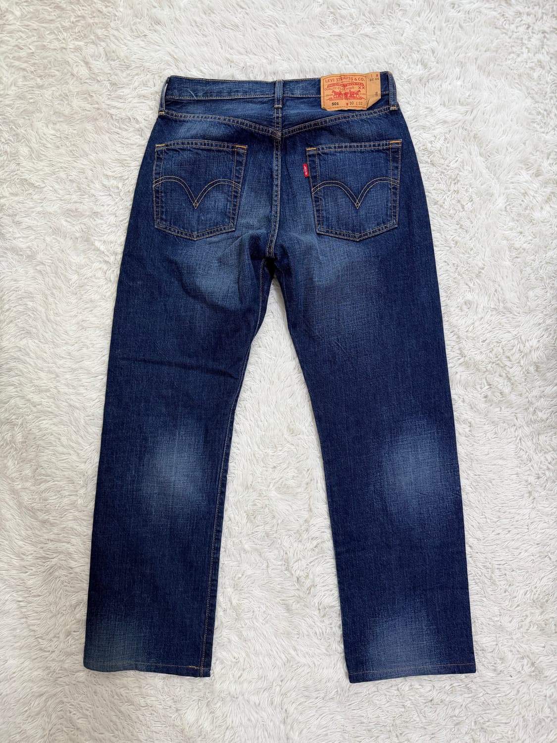 리바이스 501 오리지널 셀비지 데님 (중청/인디고) 상품이미지3