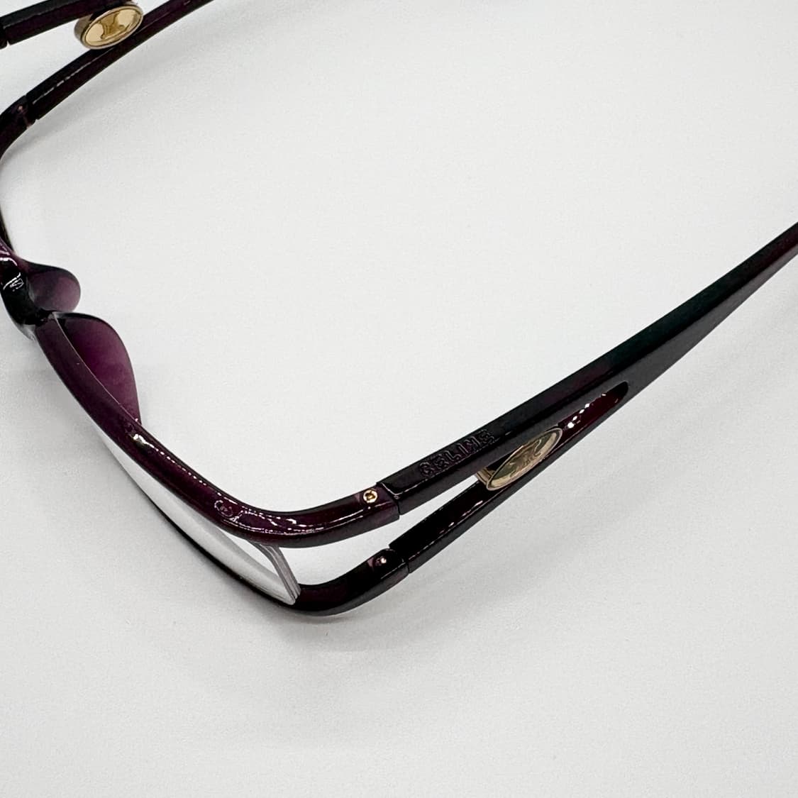 CELINE 셀린느 퍼플 스퀘어 뿔테  상품이미지5