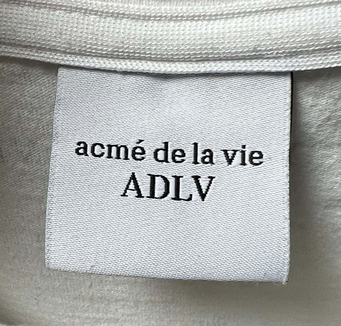 ADLV 아크메드라비 메탈라인베어 오버핏 남자 반팔티 화이트 XL 105 상품이미지4