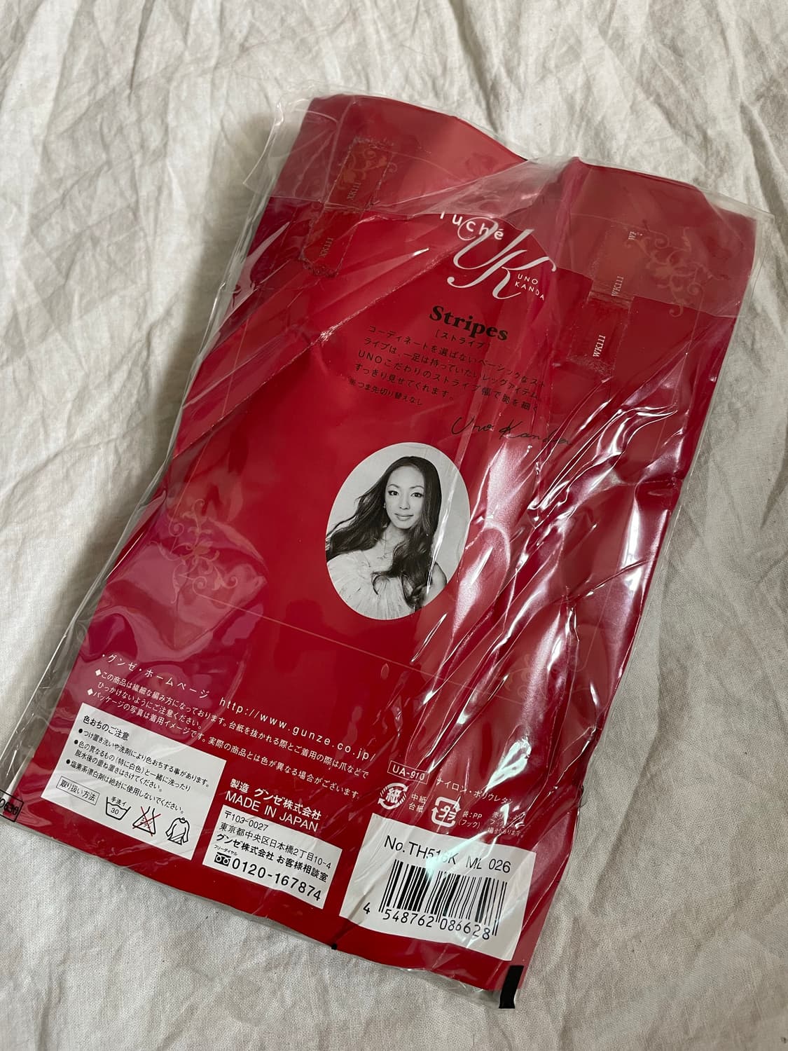 Tuche 스트라이프 팬티스타킹 (블랙) 상품이미지4