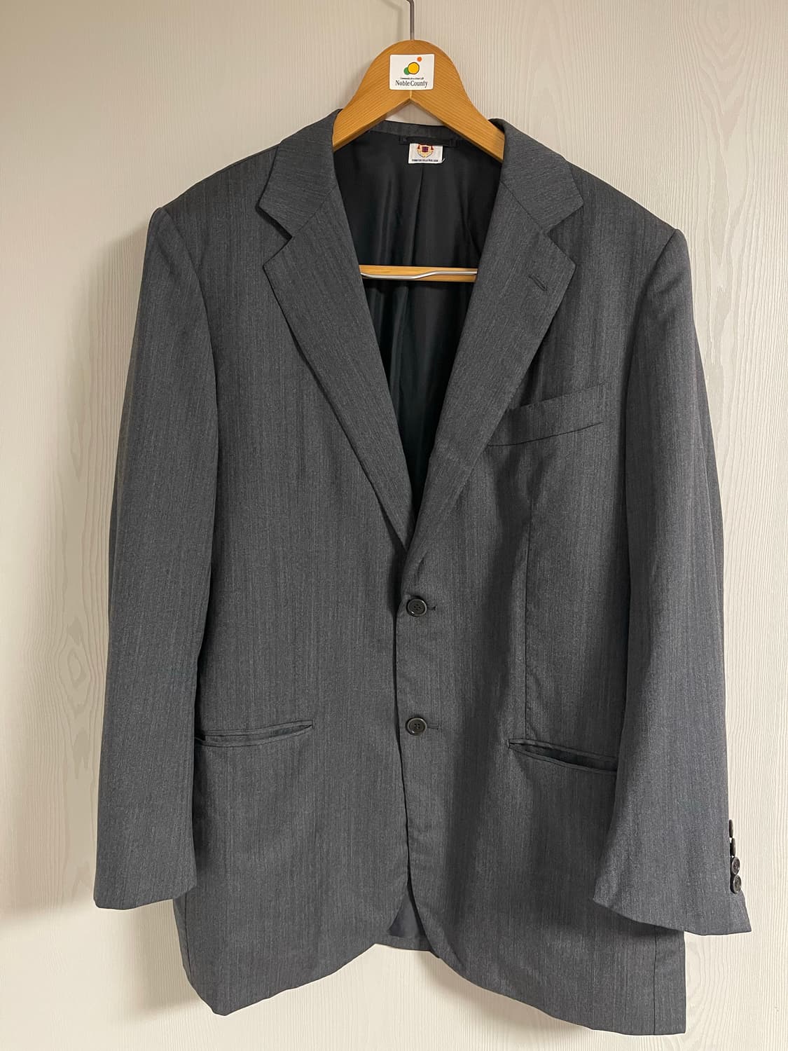 루이지 보렐리(Luigi Borrelli) 그레이 헤링본 패턴 자켓54 상품이미지1