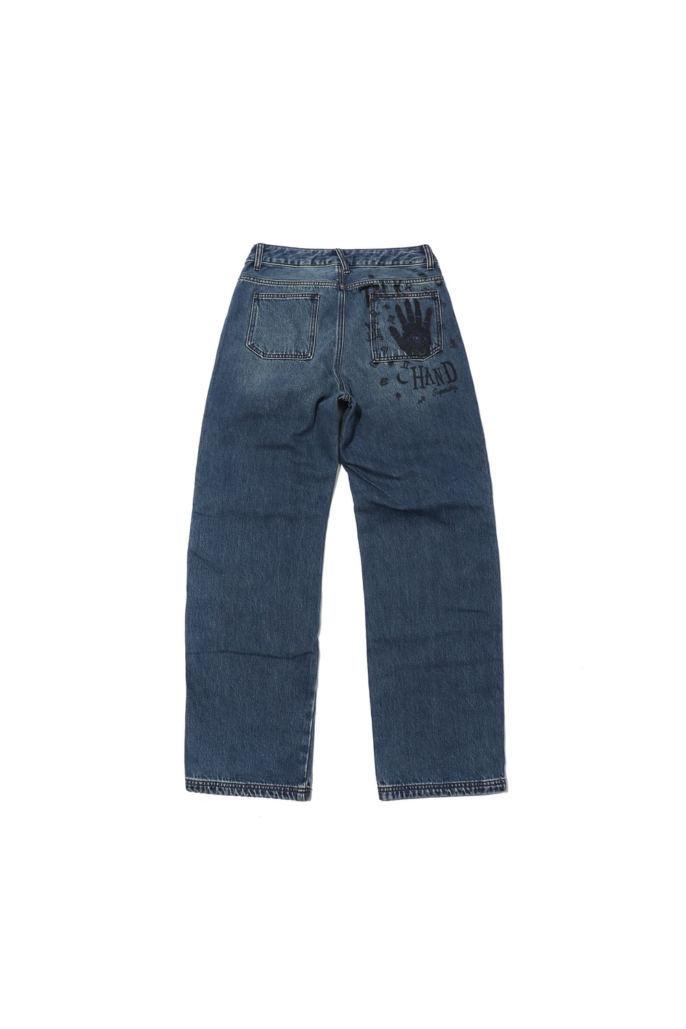 SUPERDRY 더블니 워싱 프린팅 팬츠 size 26/30 상품이미지2