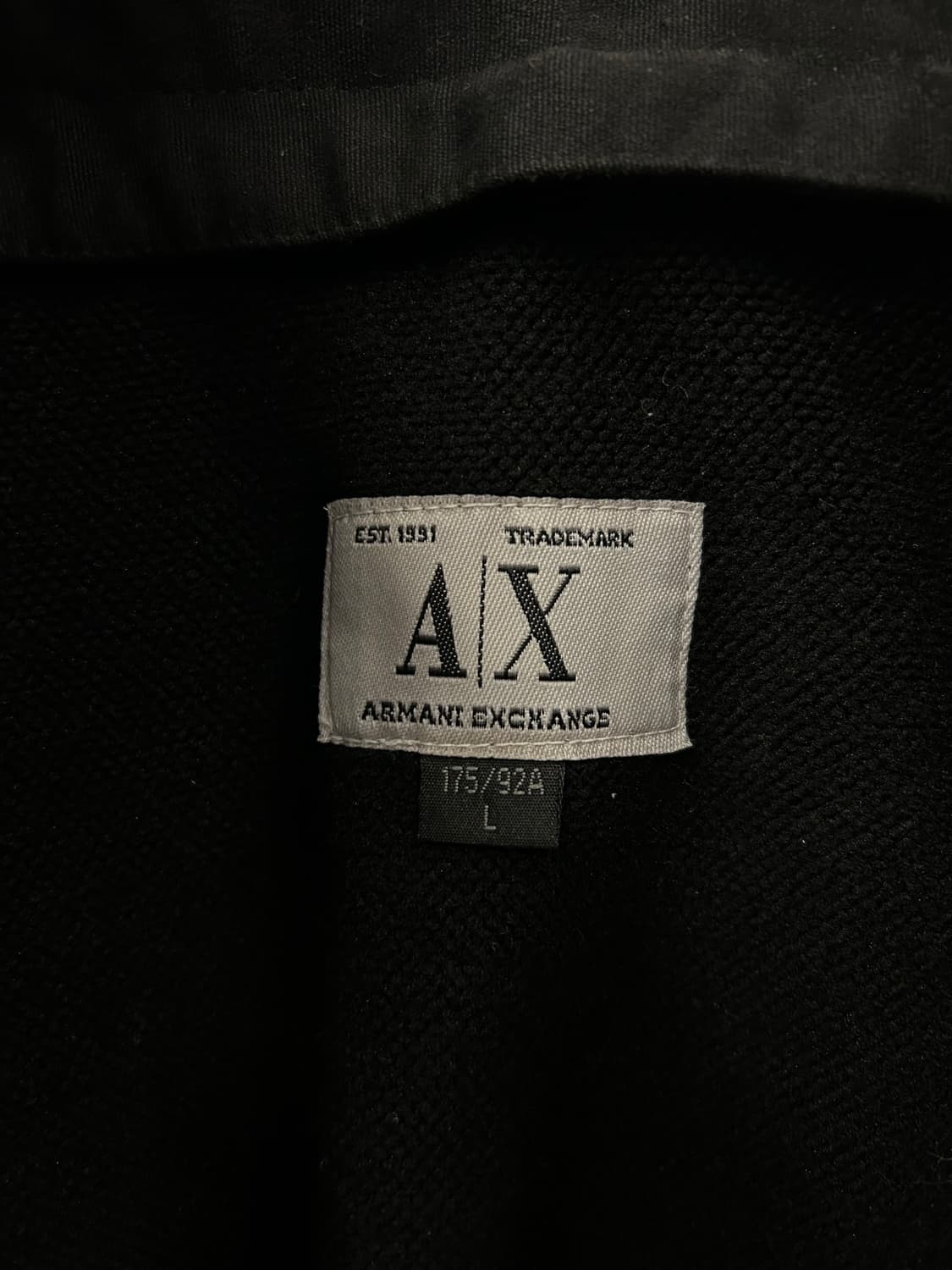 아르마니 블랙 벨트 코트 상품이미지5