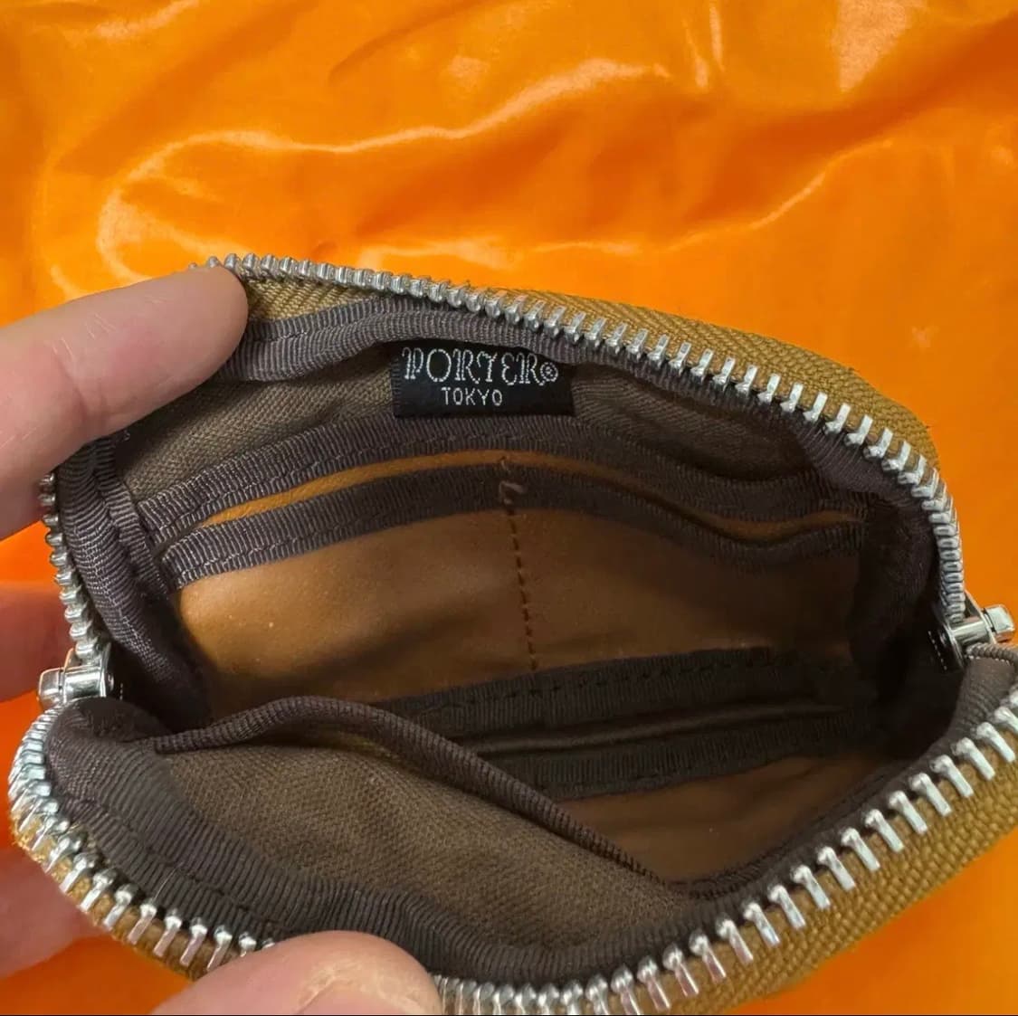 요시다 포터 프리스타일 멀티 코인 케이스 카멜 색상 상품이미지9