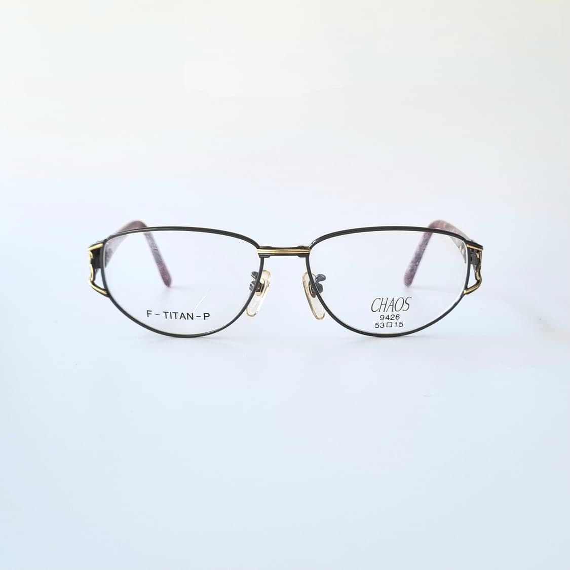 데드스탁 CHAOS  티탄P 오벌형 콤비 안경 1118 상품이미지1