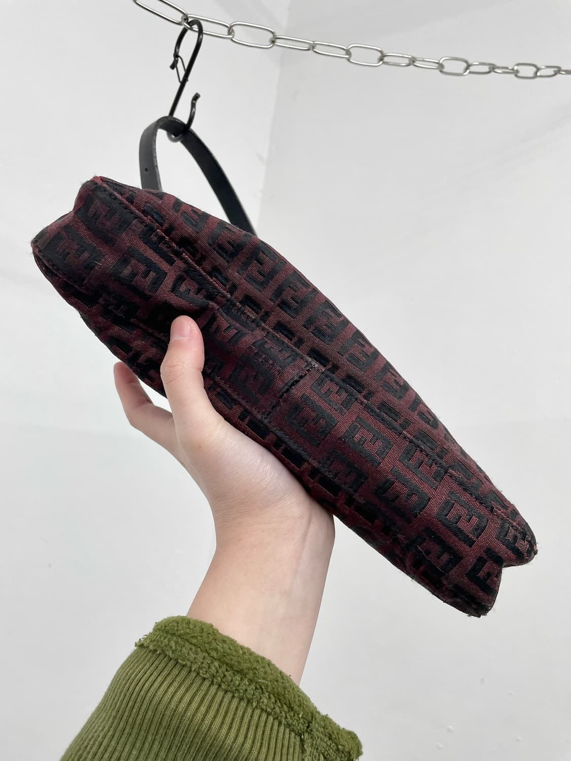 빈티지 펜디 주카 미니 바게트백 상품이미지5