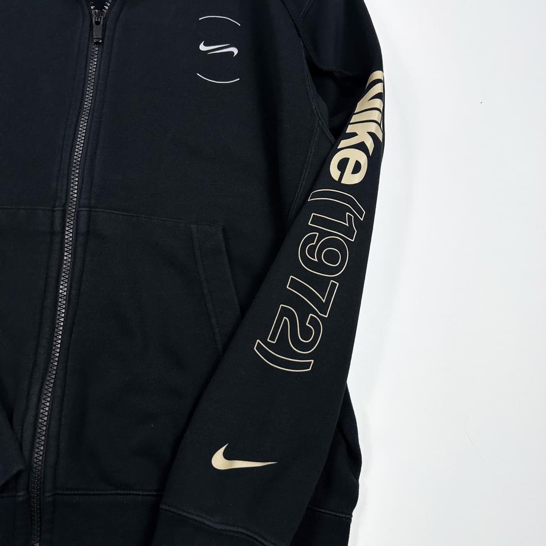 나이키 스우시 블랙 풀오버 후드집업 (M) 상품이미지4