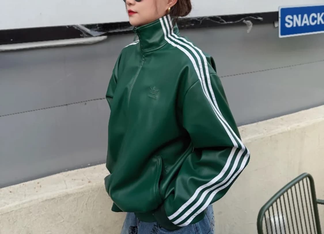 아디다스 포우 레더 아디컬러 3S 루즈 파이어버드 트랙수트 자켓  상품이미지6