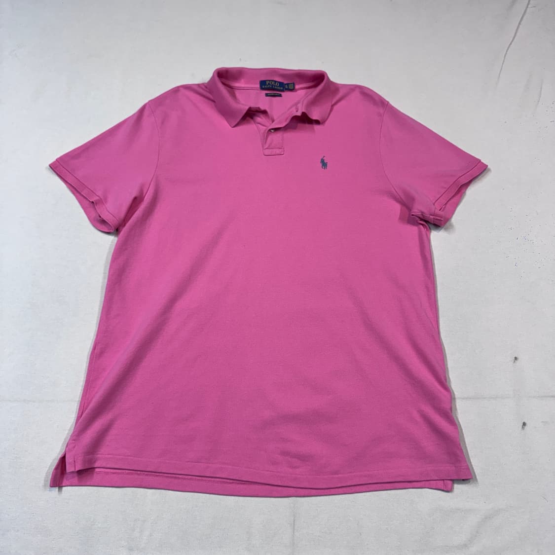 XL) 폴로 랄프로렌 클래식 반팔 카라티 PK 핑크 상품이미지1