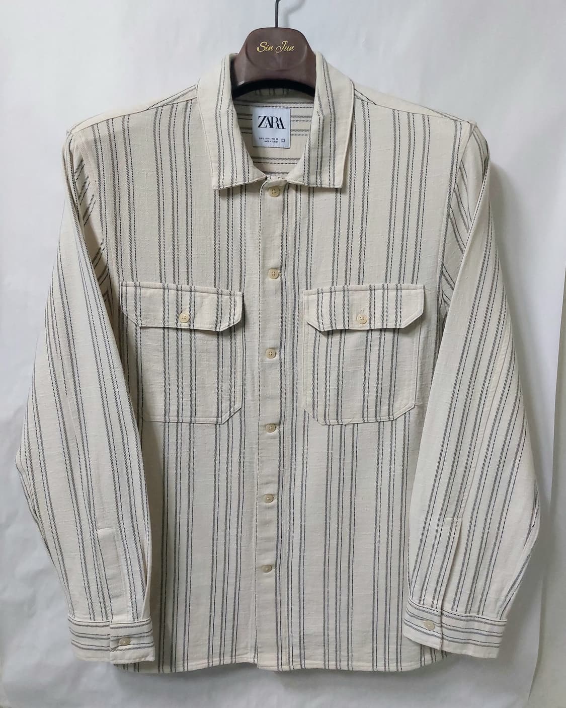 ZARA 자라 면스판 셔츠 110 상품이미지4