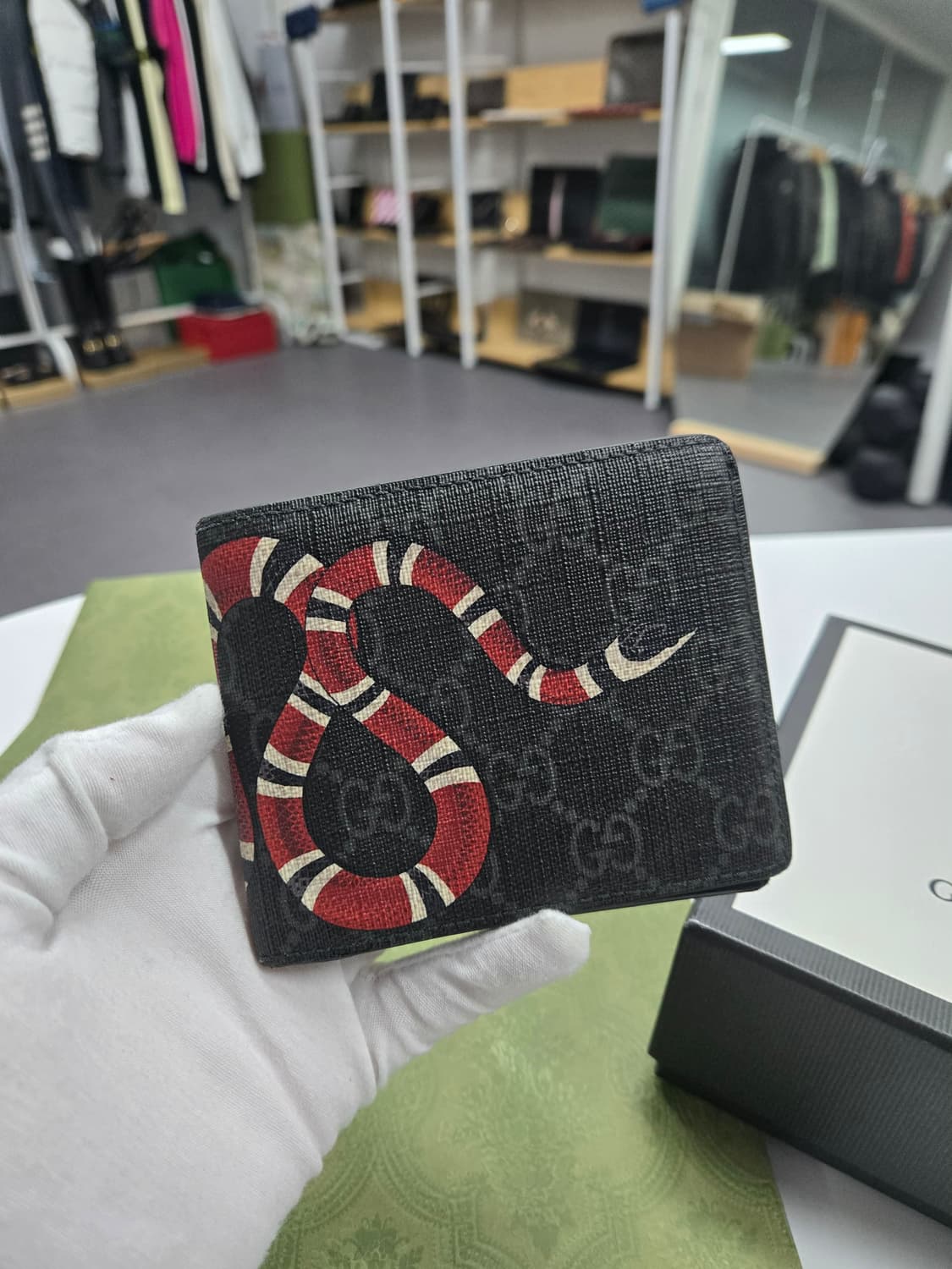 [A급컨디션]구찌 킹스네이크 반지갑 상품이미지1